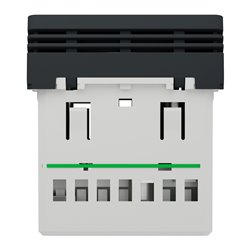 Sonnette électronique 70dB/1m 5 mélodies Unica NU378654 anthracite 2 modules mécansime seul