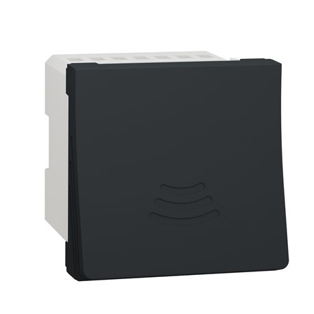 Sonnette électronique 70dB/1m 5 mélodies Unica NU378654 anthracite 2 modules mécansime seul