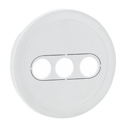Lot de 10 enjoliveurs Celiane pour prises RCA Blanc 068213