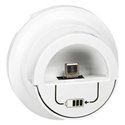 Enjoliveur Celiane version dock pour chargeur USB Blanc 068210