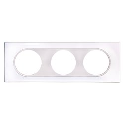 Plaque de finition Allure 3 postes