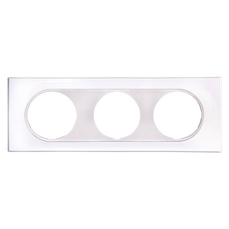 Plaque de finition Allure 3 postes