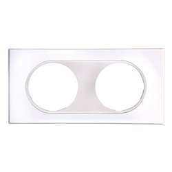 Plaque de finition Allure 2 postes