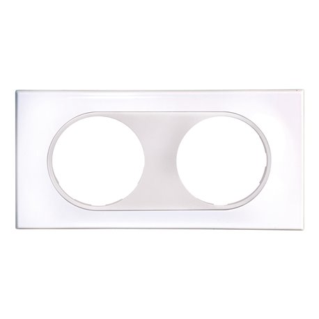 Plaque de finition Allure 2 postes