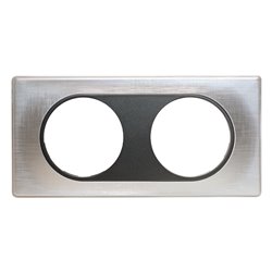 Plaque de finition Spirit 2 postes