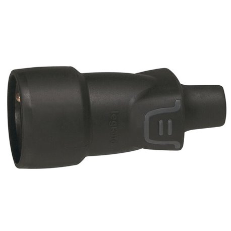 Prolongateur borne a vis 2P+T 16A IK08 IP44 a sortie droite 050446