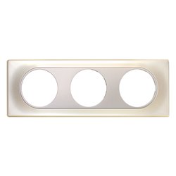 Plaque de finition Titane 3 postes