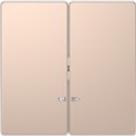 Enjoliveur pour commande double avec voyant D-Life MTN3420-6051 champagne 