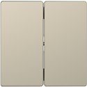 Enjoliveur pour commande double sans marquage D-Life MTN3400-6033 blanc sable 