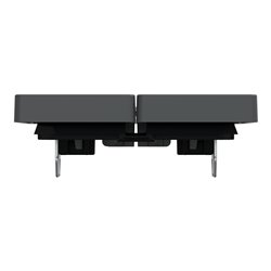 Enjoliveur pour commande double sans marquage D-Life MTN3400-6034 anthracite 