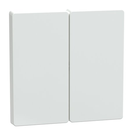 Enjoliveur pour commande double sans marquage D-Life MTN3400-6035 blanc lotus 
