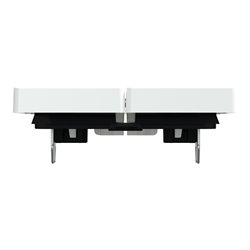 Enjoliveur pour commande double sans marquage D-Life MTN3400-6035 blanc lotus 