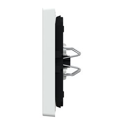 Enjoliveur pour commande double sans marquage D-Life MTN3400-6035 blanc lotus 