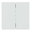 Enjoliveur pour commande double sans marquage D-Life MTN3400-6037 blanc nordic mat 