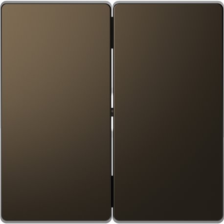 Enjoliveur pour commande double sans marquage D-Life MTN3400-6052 mocca 