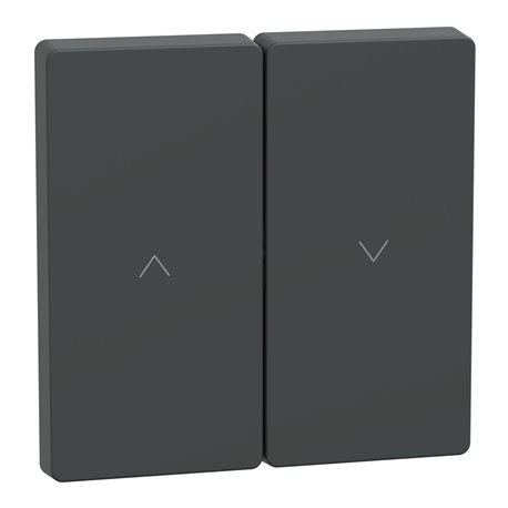 Enjoliveur pour commande double volets roulants D-Life MTN3855-6034 anthracite Enjoliveur pour commande double volets roulants D-Life MTN3855-6034 anthracite