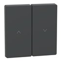 Enjoliveur pour commande double volets roulants D-Life MTN3855-6034 anthracite 