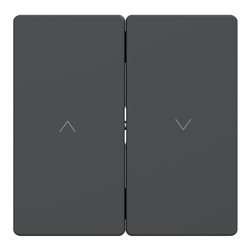 Enjoliveur pour commande double volets roulants D-Life MTN3855-6034 anthracite 
