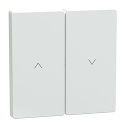 Enjoliveur pour commande double volets roulants D-Life MTN3855-6037 blanc nordic mat 