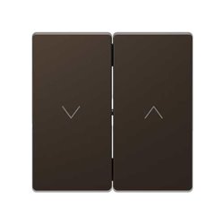 Enjoliveur pour commande double volets roulants D-Life MTN3855-6052 mocca 