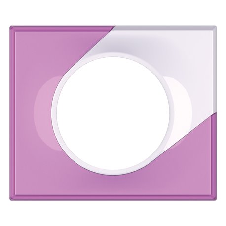 Plaque de finition Julia 1 poste