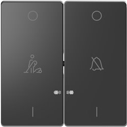 Enjoliveur pour commande double voyant et picto hotel D-Life MTN3429-6034 anthracite 