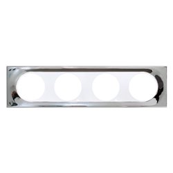 Plaque de finition Mirroir 4 postes
