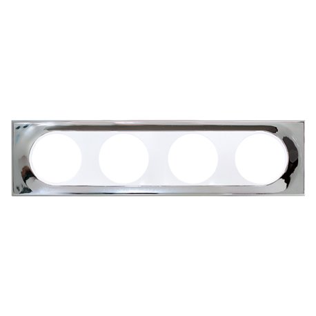 Plaque de finition Mirroir 4 postes