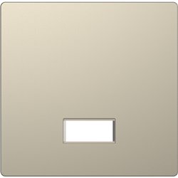 Enjoliveur pour commande simple avec hublot et symboles D-Life MTN3350-6033 blanc sable 