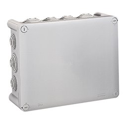 Boite de derivation rectangulaire Plexo 220x170x86mm gris 092062