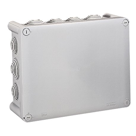 Boite de derivation rectangulaire Plexo 220x170x86mm gris 092062