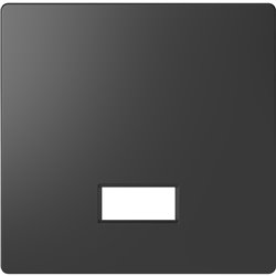 Enjoliveur pour commande simple avec hublot et symboles D-Life MTN3350-6034 anthracite 