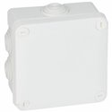 Boite de derivation carree Plexo 105x105x55mm blanc 092023