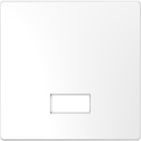 Enjoliveur pour commande simple avec hublot et symboles D-Life MTN3350-6037 blanc nordic mat 