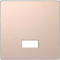 Enjoliveur pour commande simple avec hublot et symboles D-Life MTN3350-6051 champagne 