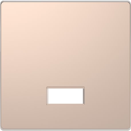 Enjoliveur pour commande simple avec hublot et symboles D-Life MTN3350-6051 champagne Enjoliveur pour commande simple avec hublot et symboles D-Life MTN3350-6051 champagne
