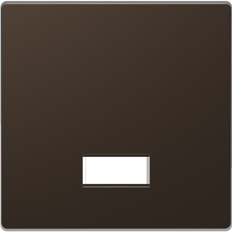 Enjoliveur pour commande simple avec hublot et symboles D-Life MTN3350-6052 mocca 