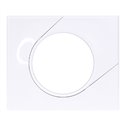 Plaque de finition Classic White 1 poste