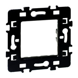 Lot de 10 plaques de support Métal 1 poste