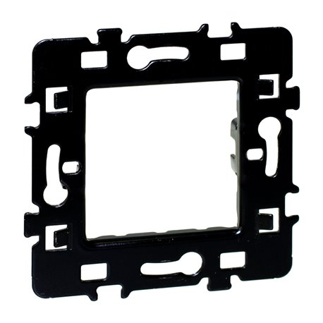 Lot de 10 plaques de support Métal 1 poste