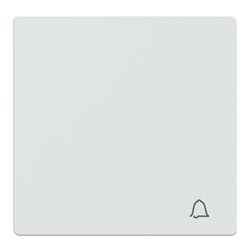 Enjoliveur pour commande simple avec picto carillon D-Life MTN3305-6035 blanc lotus 