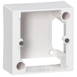 Lot de 5 cadres saillie 1 poste pour montage prise 80x80mm 055439