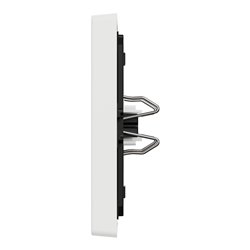 Enjoliveur pour commande simple avec picto carillon D-Life MTN3305-6037 blanc nordic mat 