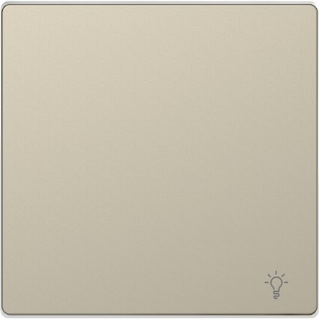 Enjoliveur pour commande simple avec picto lampe D-Life MTN3302-6033 blanc sable 