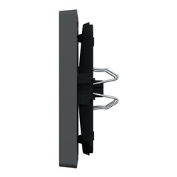 Enjoliveur pour commande simple avec picto lampe D-Life MTN3302-6034 anthracite 