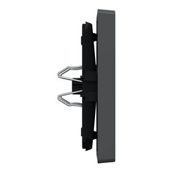 Enjoliveur pour commande simple avec picto lampe D-Life MTN3302-6034 anthracite 