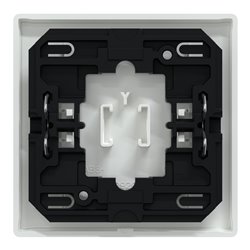Enjoliveur pour commande simple avec picto lampe D-Life MTN3302-6035 blanc lotus 