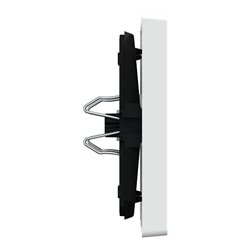 Enjoliveur pour commande simple avec picto lampe D-Life MTN3302-6035 blanc lotus 