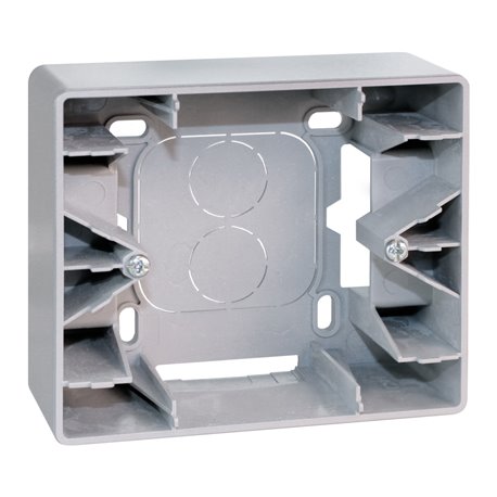 Cadre saillie 1 poste type B Silver Cadre saillie 1 poste type B Silver