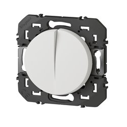 Double interrupteur dooxie 10AX 250V finition blanc600002
